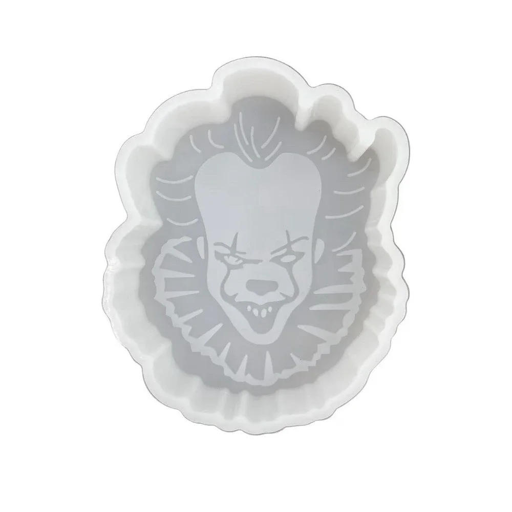 Unbranded Pennywise Clown Silicone Mold White New Aroma Bead Soap Resin Horror